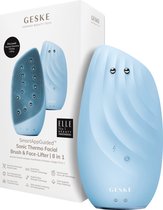 GESKE | SmartAppGuided™ Sonic Thermo Facial Brush & Face-Lifter | 8 in 1 | Huidreiniging & anti-rimpel | Siliconen elektrische reinigingsborstel | Gezichtsmassager | Reiniging & anti-aging