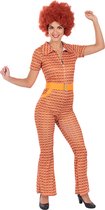 Funidelia | Jaren 70 Kostuum Voor voor vrouwen  Disco, Abba, Bee Gees, Decennia - Kostuum voor Volwassenen Accessoire verkleedkleding en rekwisieten voor Halloween, carnaval & feesten - Maat S - Oranje