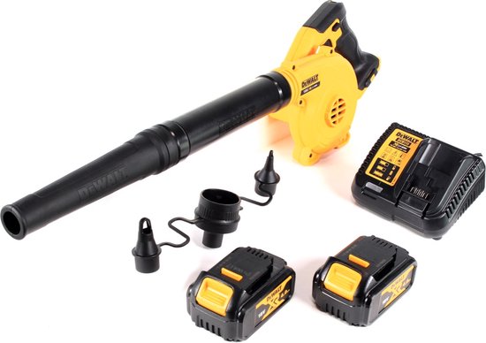 DeWalt DCV 100 M2 18 V accu/bladblazer + 2 x DCB 182 4.0 Ah accu + DCB 115 lader van DeWalt — afbeelding 3