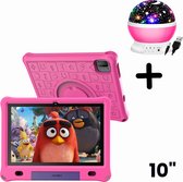 Oneiro Tablette pour Enfants KIDSPLAY PRO 2.0 10,1 pouces ROSE - Tablette pour Enfants - Application de Contrôle Parental - Étui de Protection - Android 12 - Batterie 6000 Mah