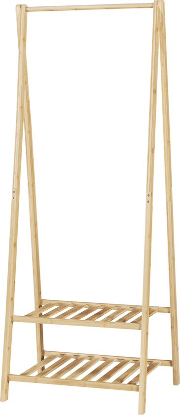 Bamboe kledingrek Öckerö 150x60x40 cm