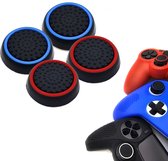 Gadgetpoint | Gaming Thumbgrips | Performance Antislip Thumbsticks | Joystick Cap Thumb Grips | Accessoires geschikt voor Playstation PS4 PS5 & Xbox & Nintendo Pro Controller | Zwart Lichtblauw en Zwart Rood