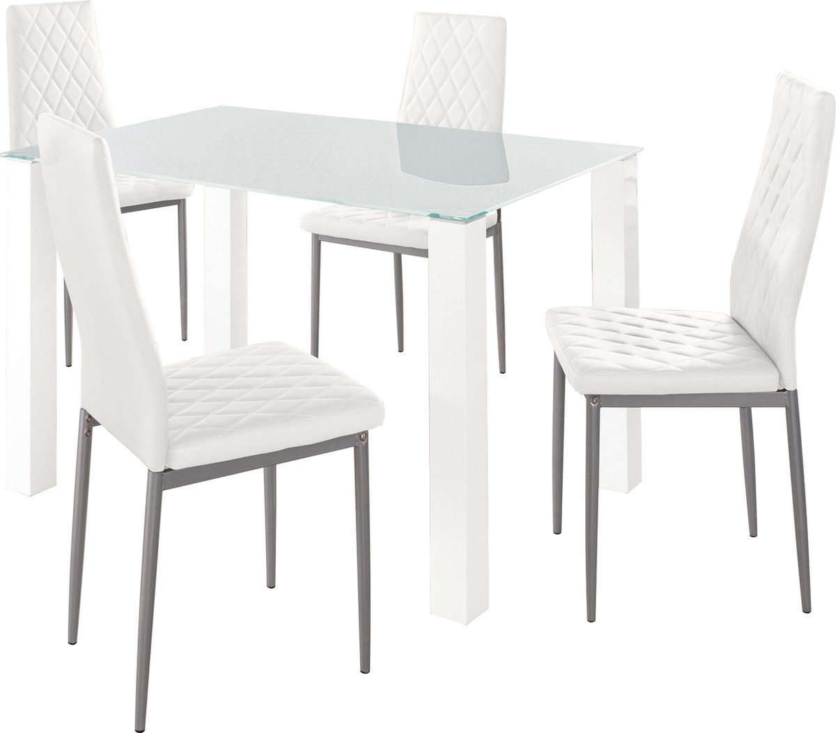 Norma&Brooke-Eetset - 120 cm - Wit