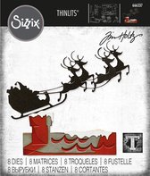 Sizzix • Thinlits Snijmallen Reindeer Sleigh