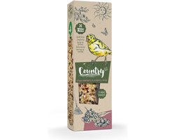 Witte Molen - Vogelsnack - Vogel - Country Zaadsticks Kanarie Vlierbes & Veenbes 60g - 2st
