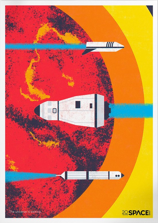 The Universe Is Waiting | Space, Astronomie & Ruimtevaart Poster | B2: 50x70 cm