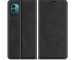 Cazy Hoesje geschikt voor Nokia G11/G21 - Hoesje met Pasjeshouder - Luxe Book Case - Zwart