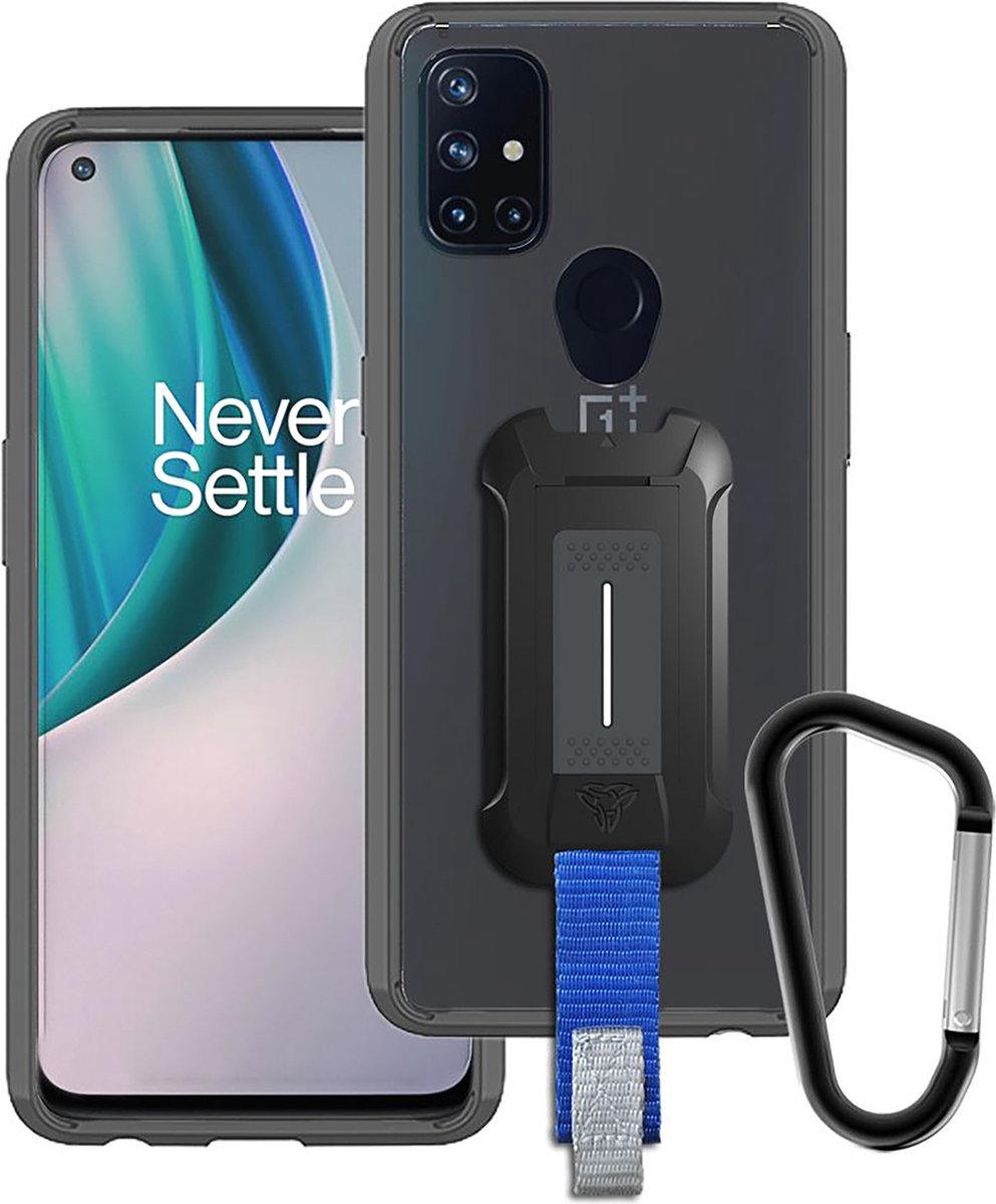 Armor-X Hoesje geschikt voor OnePlus Nord N10 - Rugged Case - Zwart