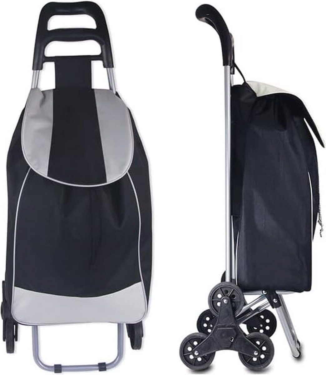 Boodschappentrolley met 3 Wielen - 35 Liter Volume, 50 kg Belasting, Ideaal voor Boodschappen en Familie-uitstapjes