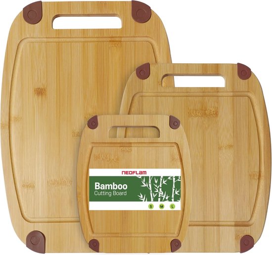 Snijplank kan aan beide kanten worden gebruikt, 20 x 15 x 8 cm, Anti-bacterieel, voedselkwaliteit
