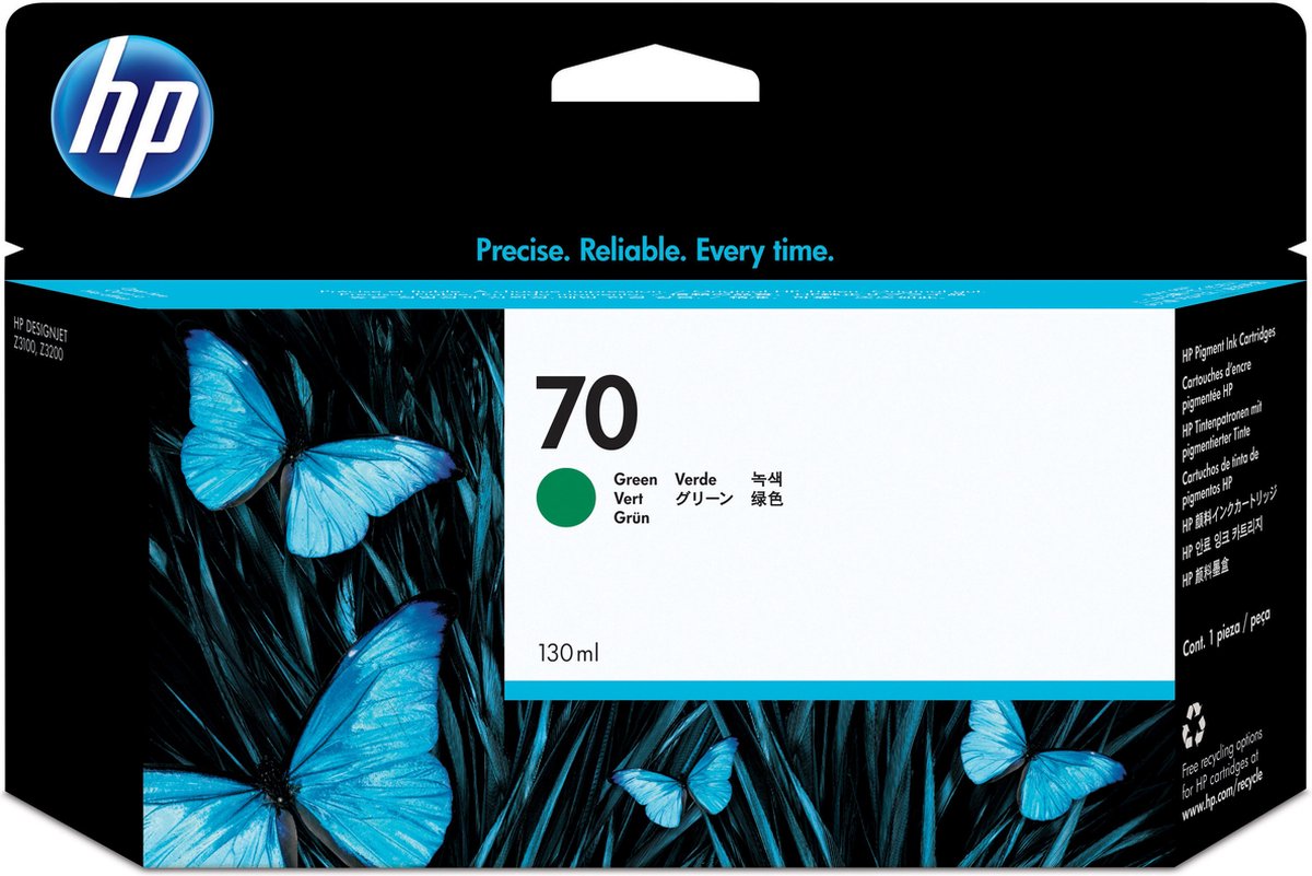 HP - C9457A - 70 - Inktcartridge groen