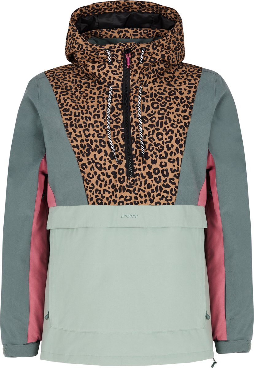 Protest Prtapel – Skijas Dames – Anorak – Winterjas – Waterkolom 10K Groen