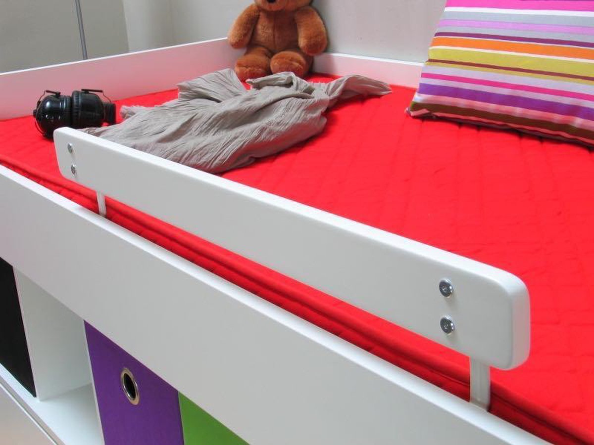 The shrunks opblaasbaar bedhekje wit s88046 - Veiligheidshekjes kopen? | Korting tot 42