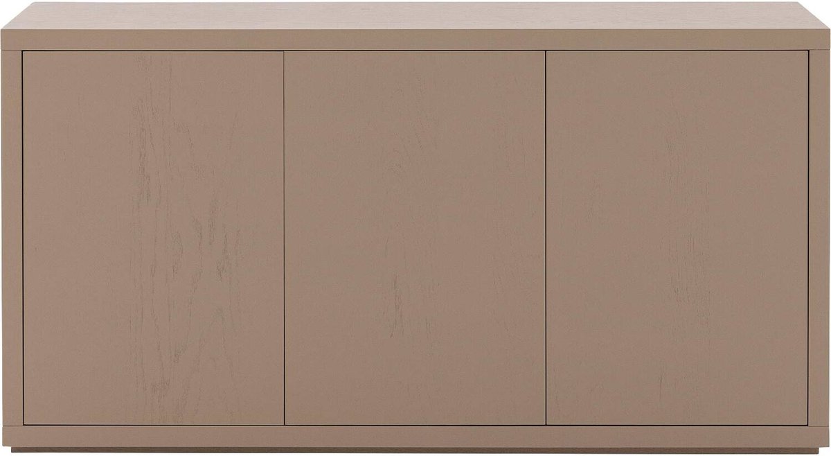 Goossens Dressoir Barcelona, 3 Deuren - Hout Grijs