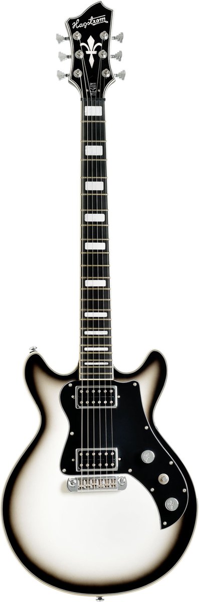 Hagstrom Megin Aged Grey Burst - Elektrische gitaar