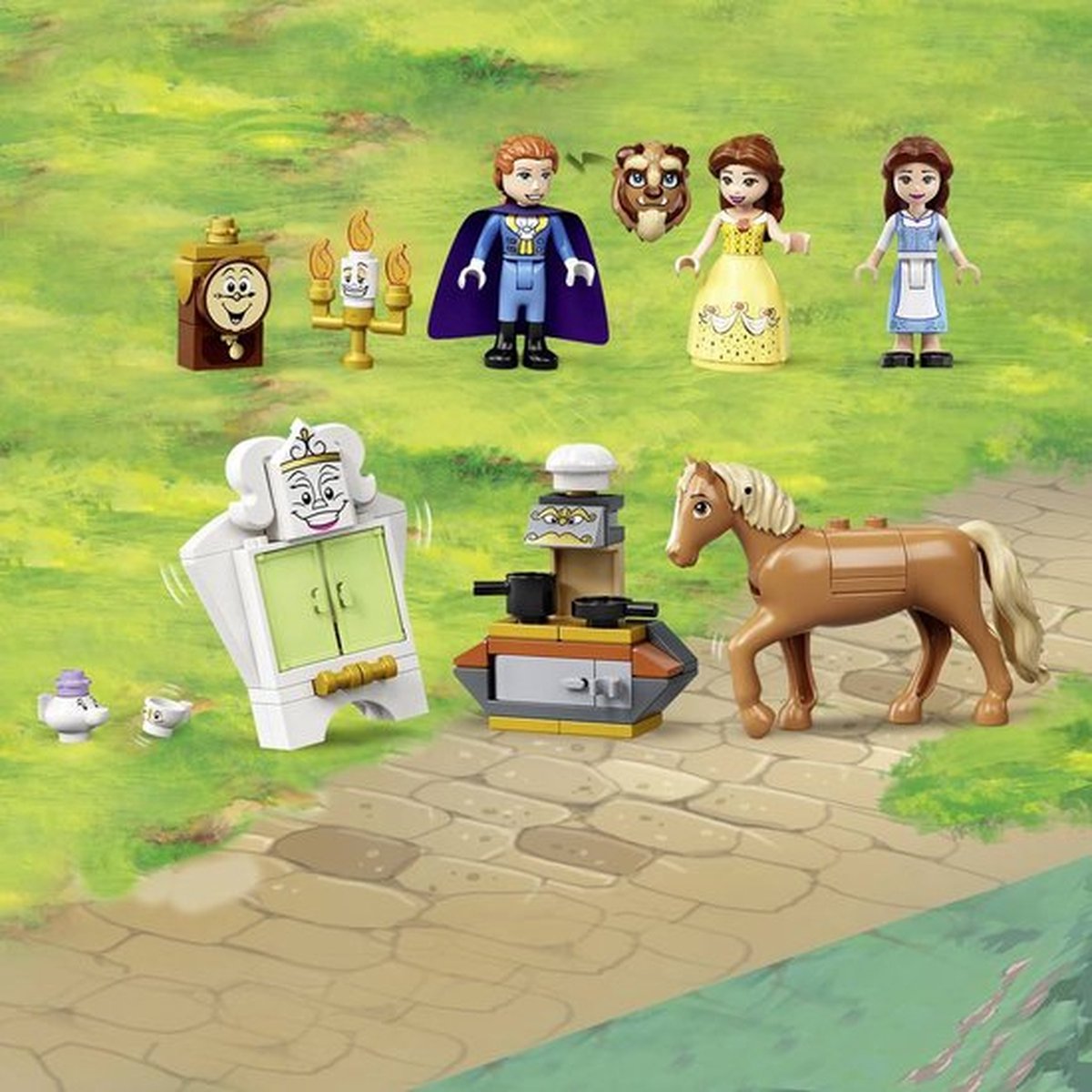 LEGO Disney Princess Belle en het Beest kasteel 43196 — cadeau in Spellen & Speelgoed - foto 4