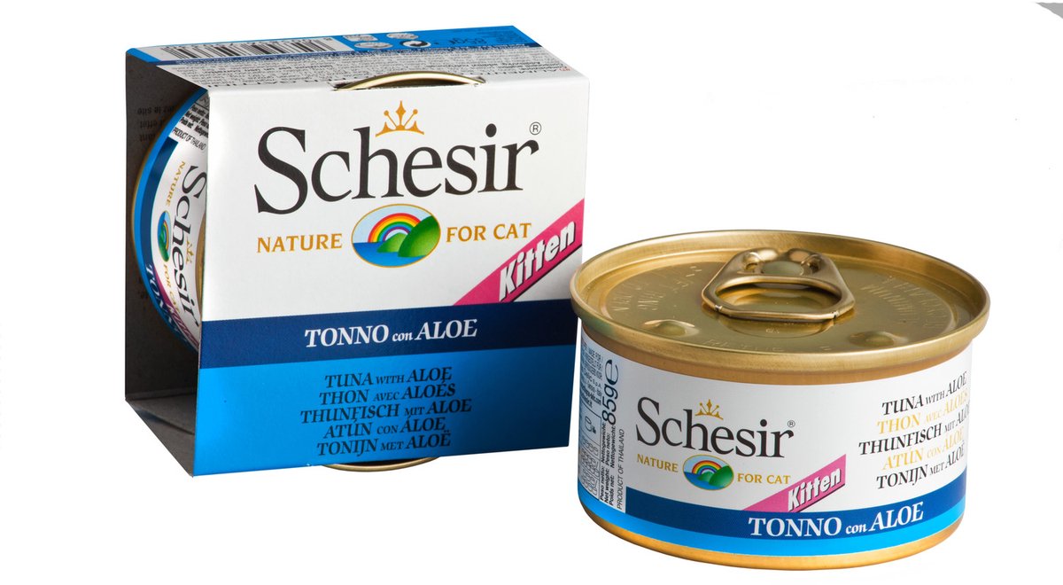 Schesir kitten tonijn en aloe vera - 85 gr