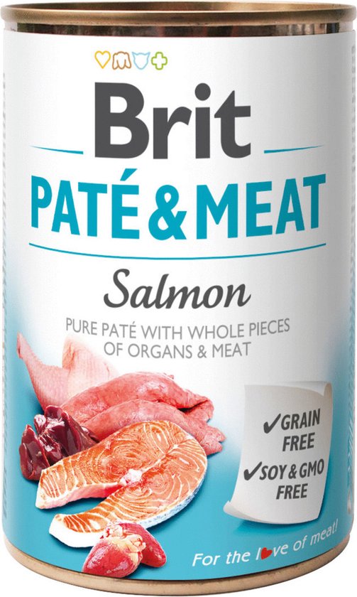Brit Pate & Viande Saumon 400 g (6)