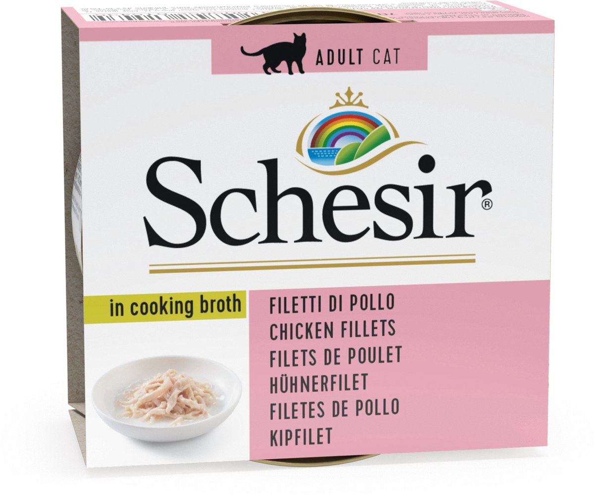 Schesir Schesir Kip - Kat - Natvoer - 14 x 70 gr