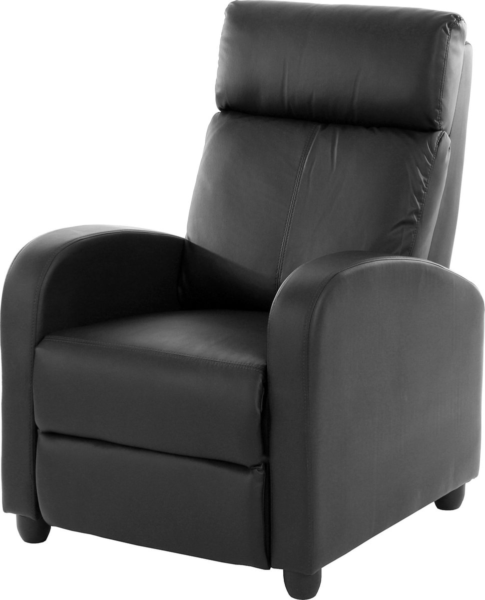 Cosmo Casa Denver Relaxfauteuil - Kunstleer - Zwart