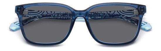 Polaroid kids Zonnebril PLD 8063/S Volwassenen Blauw Polariserend van Polaroid — afbeelding 2