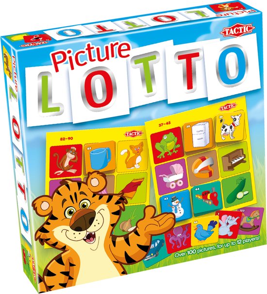Tactic Lotto Picture – Kaartspel – Zoek & Vind – Familiespel – 2-6 spelers – Vanaf 3 jaar