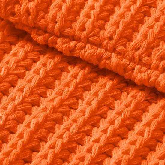 Apollo - Feest snood gebreid - Carnaval snood - Fluor geel - one size - Colsjaal - Carnaval accessoires - Party