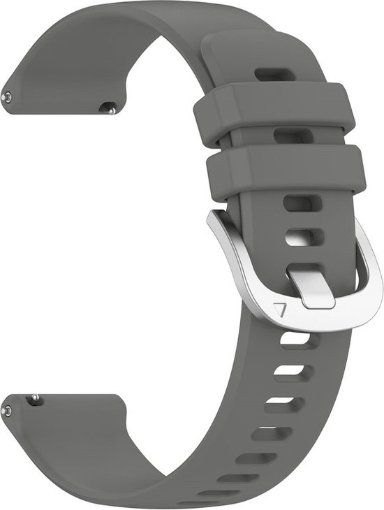 Bracelet en Siliconen - adapté pour Garmin Venu / Venu 2 Plus / Venu SQ / SQ 2 / Vivomove / 3 / Style / Vivoactive 3 / Vivoactive 5 / Forerunner 55 / 165 / 245 / 645 - gris