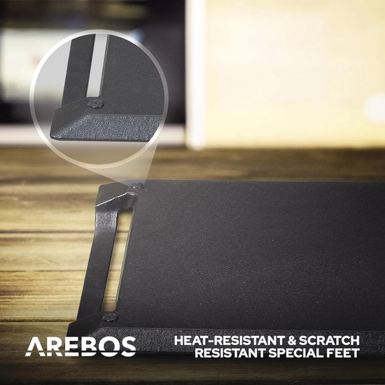 Gietijzeren Grillplaat voor Inductie - Multifunctionele Braadplaat voor BBQ en Koken — afbeelding 4
