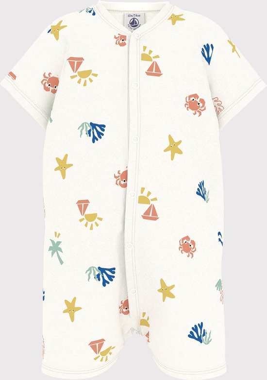 Petit Bateau Baby Schlafanzug Unisex - Bequemer Langarm-Schlafanzug Für Babys