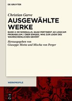 Werkprofile15.2- De nonnullis, quae pertinent ad Logicam probabilium / Über einiges, was zur Logik des Wahrscheinlichen gehört
