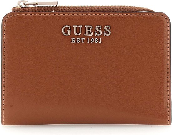 GUESS Porte-monnaie Laurel SLG Zip Around Wallet Cognac Brun