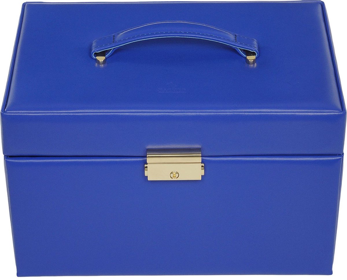 Sacher Sieradendoos Colisimo Jewellery Case Karen Blue Blauw