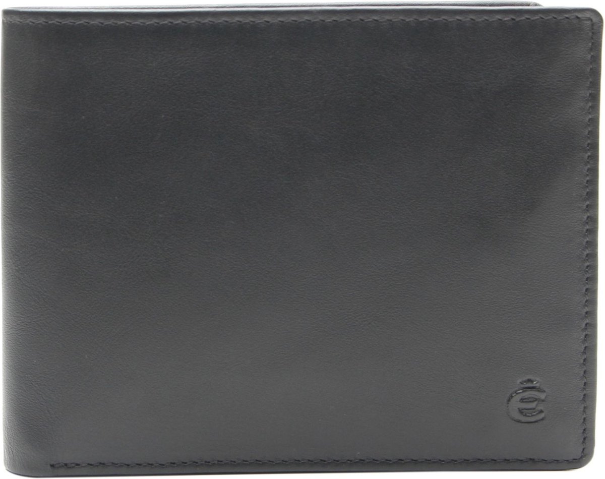 Esquire Portemonnee Logo Billfold Wallet Black Zwart