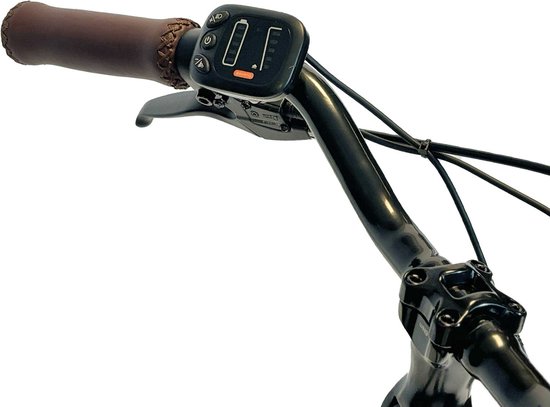 Villette Vintage retro elektrische fiets zwart — afbeelding 3