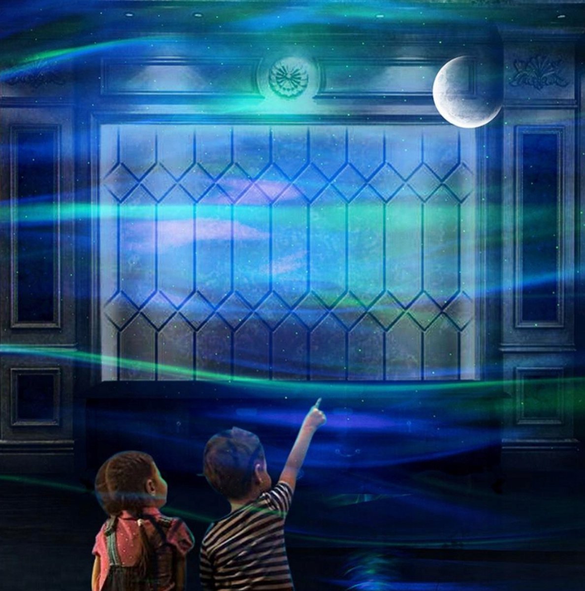 Projector met Poollicht, Sterrenhemel en Maan - Bluetooth Speaker + Afstandsbediening! – foto 5