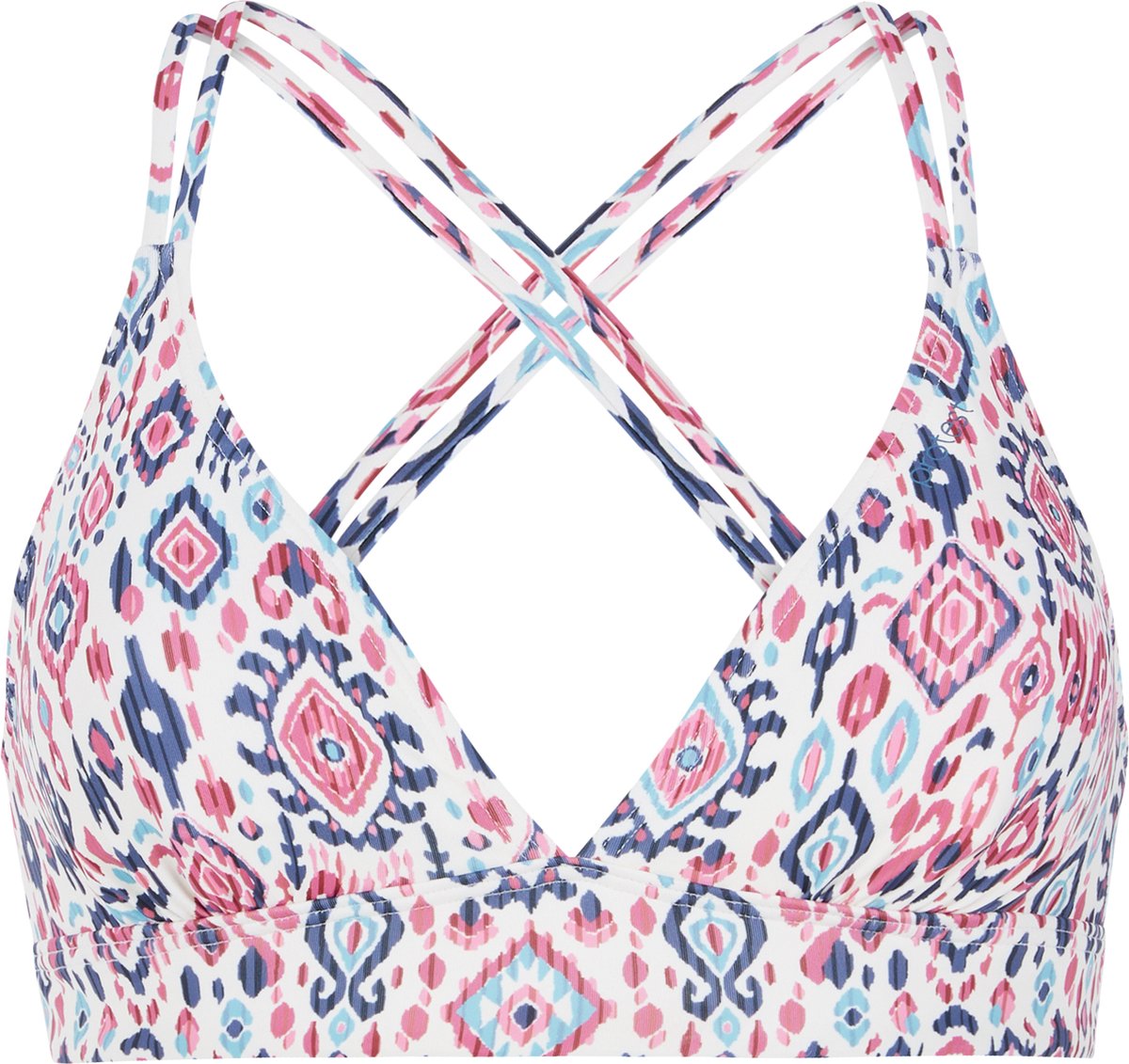 Protest Mixsupera 24 – Triangel bikini top Dames – Kruisbanden – Uitneembare vulling – Mix & Match Canvasoffwhite
