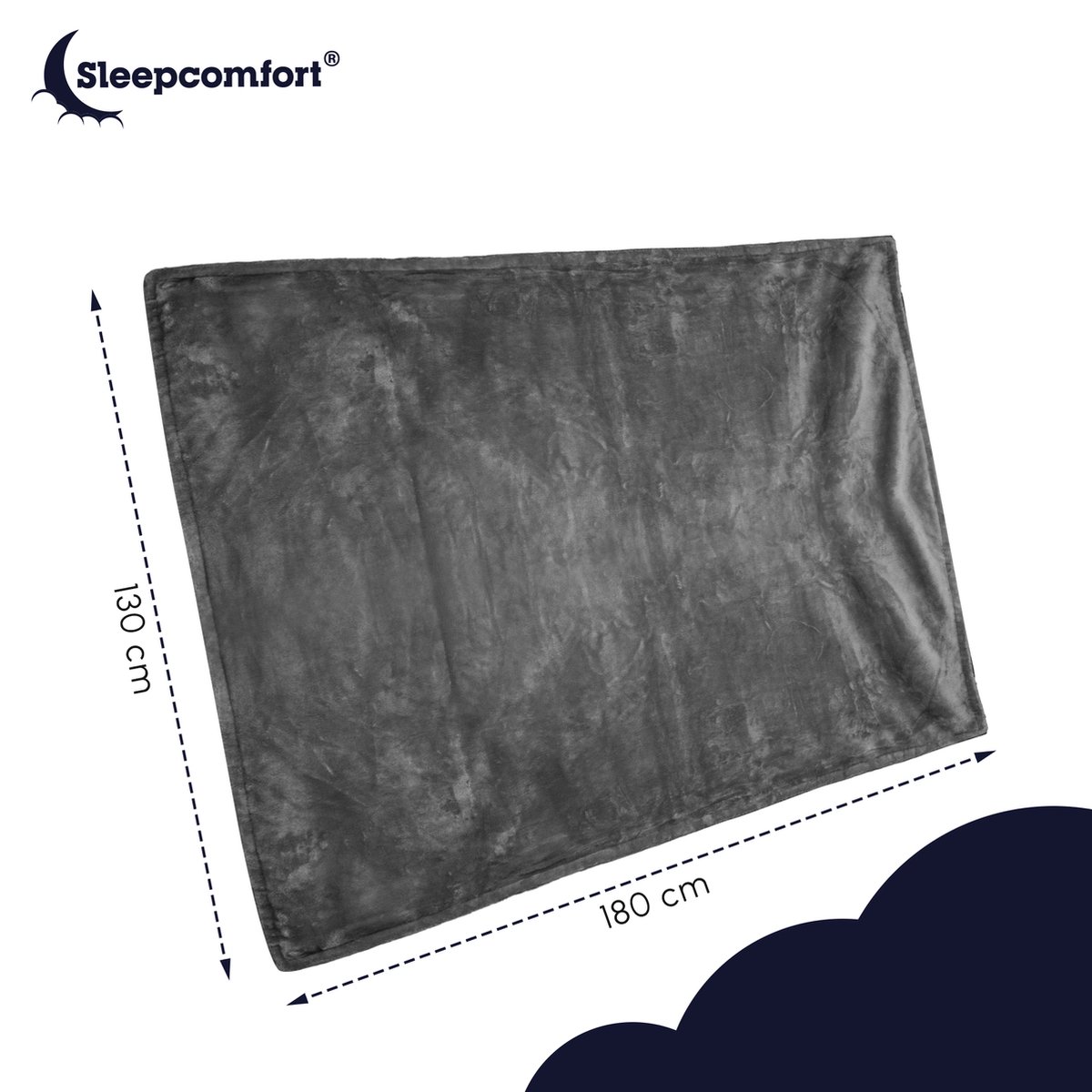 Afbeelding 3 van Elektrische Deken 1 persoons - 180x130 cm- elektrisch deken - 3 Standen - 1 Persoons - Warmtedeken - Ideaal kerstcadeau warmte deken - electrische deken 1 persoons - Grijs antraciet