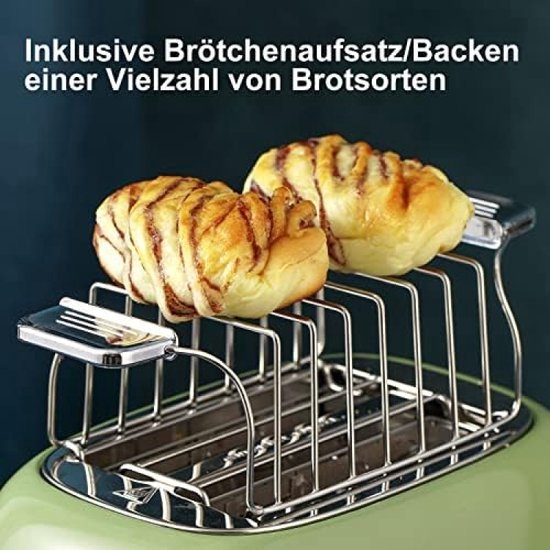 Westinghouse Retroline Ontbijtset, Wit, Broodrooster, Staafmixer En Waterkoker, 1,7 Liter En Kalkfilter Twee Sleuven Broodrooster Met Opzetstuk Voor Broodjes Staafmixer Met 4 Snelheden