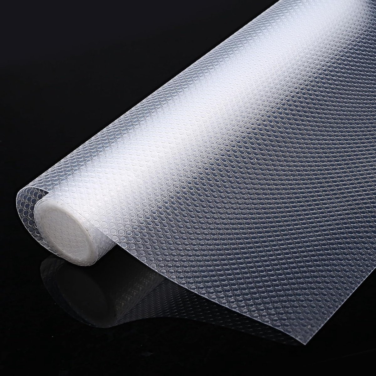 Lademat, antislipmat, keukenladenmat, ladebeschermer, antislipmat voor keukenwinkel, koelkast, planken, op maat te knippen, 40 x 600 cm, transparant