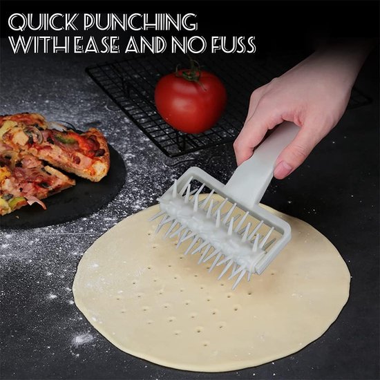 KOMUNJ Keukenwalsen, gebakssnijder, roostersnijder, kunststof roostersnijder, roosterroller, deegsnijder, doe-het-zelf taartsnijder, roller, decoratie, pizza accessoires gereedschap