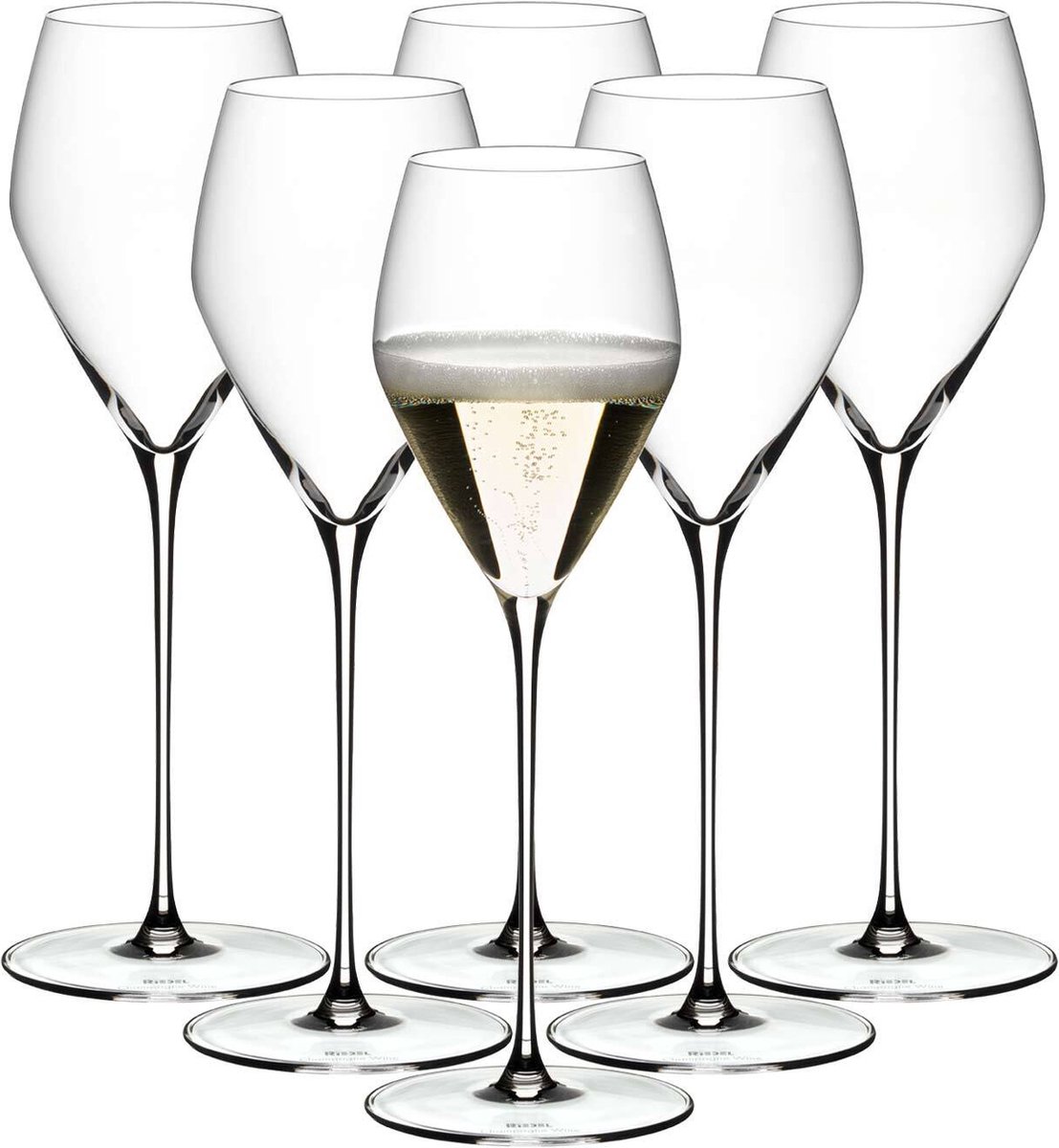 Champagner Weingläser Veloce 327 ml Set van 6
