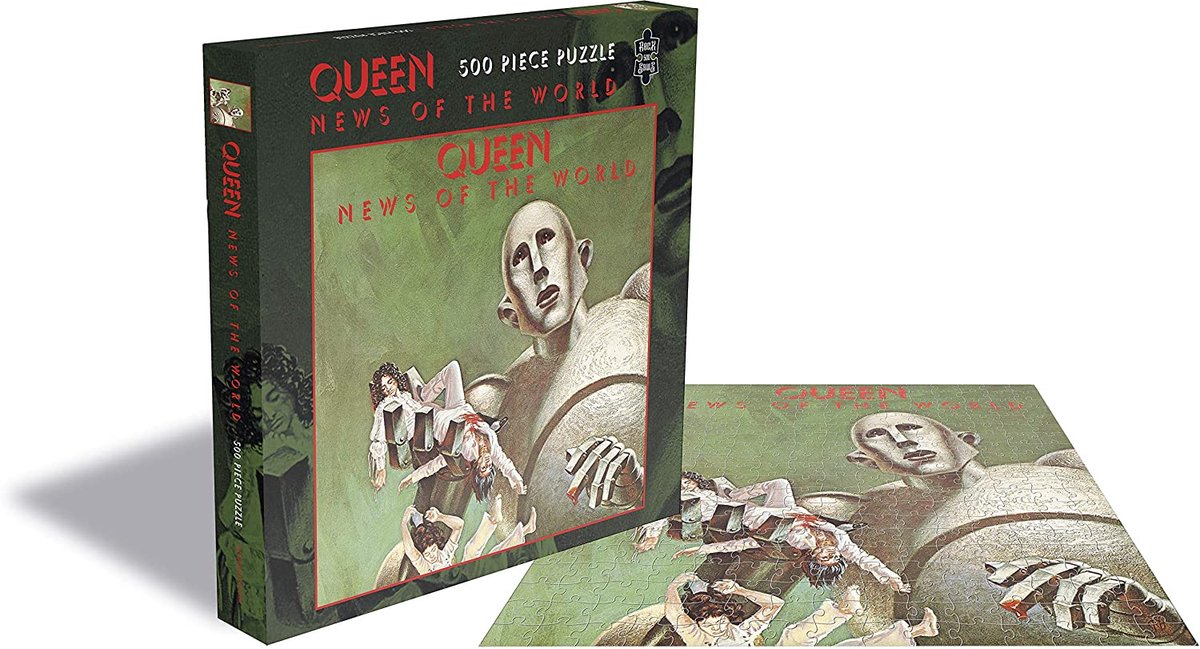 Queen Puzzel News Of The World 500 stukjes Multicolours