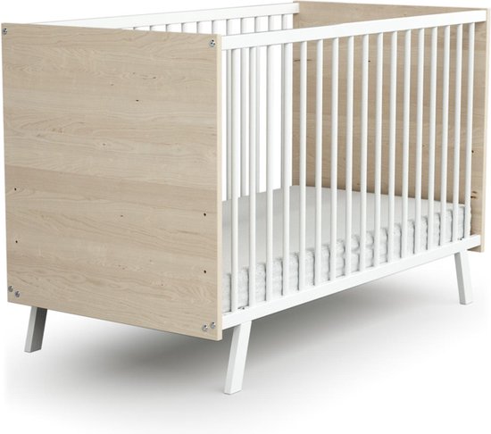 Dormio Matras voor kinderbed, visco-elastisch, ademend, mijtdicht, antibacterieel, kern van puur Eliocel, hoge dichtheid, afmetingen 60 x 120 cm, hoogte 12 cm
