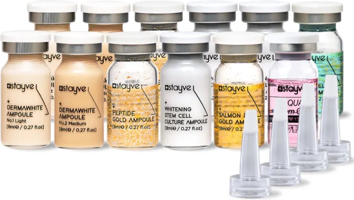 Stayve Customised Kit No. 5 / 12x 8ml ampullen met 4 doseerhulpstukken
