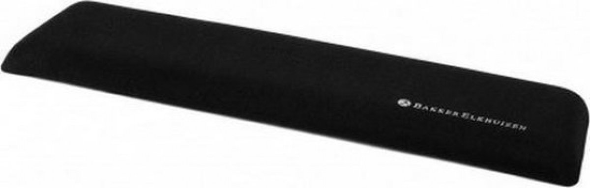 BakkerElkhuizen Trapezium Wrist Rest Compact Gel-polssteun Ergonomisch Zwart (b x h x d) 330 x 13 x 80 mm
