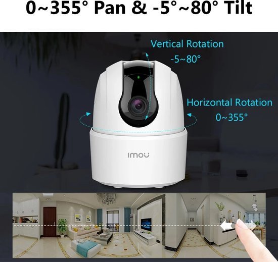 Imou Ranger 2C - Slimme 1080P beveiligingscamera met Human Detection, Nachtzicht en Draadloos Wi-Fi voor Thuisbeveiliging van Imou — afbeelding 2