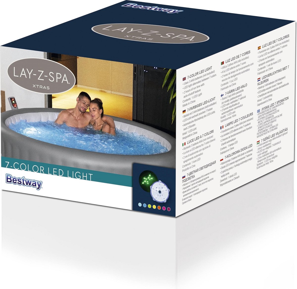 Lay-Z-Spa 7-color LED verlichting