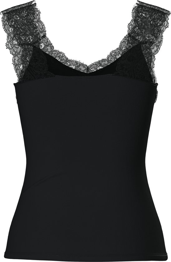 PIECES PCBARBERA LACE TOP NOOS BC Dames Tanktop - Maat S