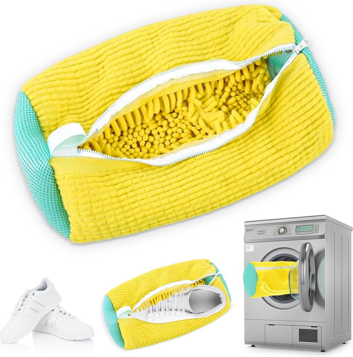 Goedkoopste Inovra ® Efficiënte Schoenwaszak voor Sport- en Vrijetijdsschoenen, Herbruikbaar en Beschermend tijdens het Wassen in de Machine